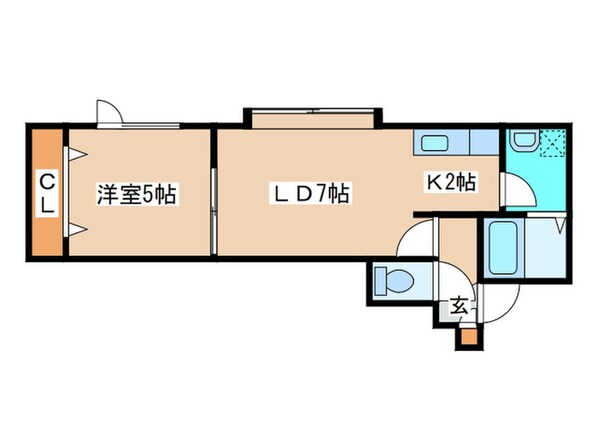 シティリバーⅡの物件間取画像